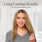 Remington Wet2Straight Hair Straightener / Flat Iron, 450°F Salon High Heat, 1 3/4" Inch plates, Mauve