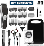 Wahl Clipper 2-in-1 Shaver and Hair Clipper Lithium-Ion Rechargeable Cord Cordless Hair Clipper and Shaver Combo Kit - Model 79568