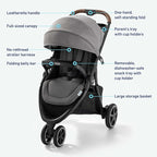 Graco Outpace LX All-Terrain 3-Wheel Baby Stroller, Cohen €” Compatible - Image 6