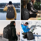 17 Inch Laptop Backpack, Business Anti Theft Slim Durable Laptops Backpack - Image 7