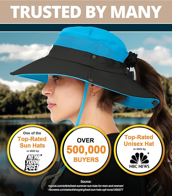 GearTOP Safari Sun Hat for Men and Sun Hats for Women UV Protection UPF 50+ - Image 7