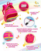 Backpack with Leash for Kids-Anti Lost Walking Toddler Leash-Unicorn design-for - Image 7