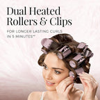 Remington Pro Hair Setter Hot Rollers, Curlers With Thermaluxe Advanced Thermal Technology (Pack of 2)