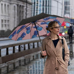 LLanxiry Compact Travel Umbrella, Mini Windproof Umbrellas - Image 7