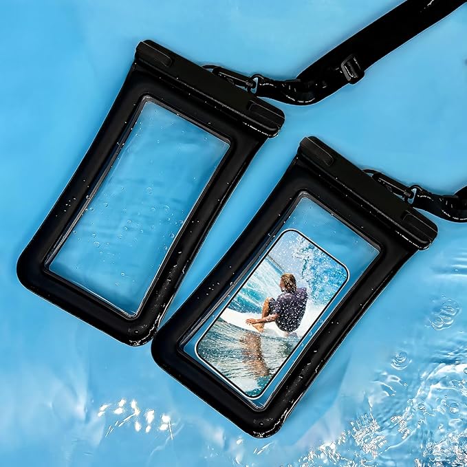 IPX8 Floating Waterproof Phone Case 2-Pack, 7.2 Inch Waterproof Phone Pouch - Image 8