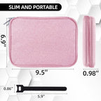 Electronic Organizer Travel Case, Travel Cable Bag, Water Resistant, Double - Image 4
