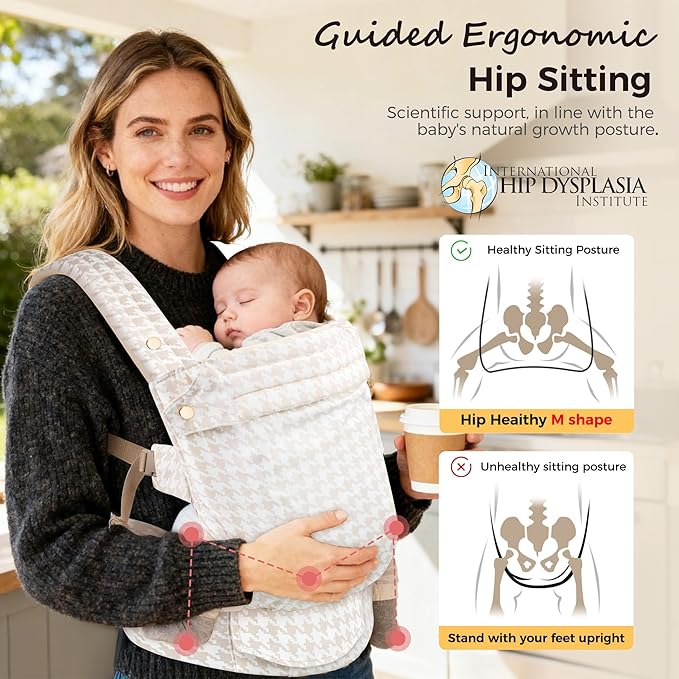 Baby Carrier Newborn to Toddler- Ergonomic, Cozy and Lightweight Infant Carrier - Image 5