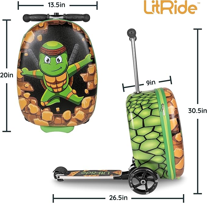 Hardshell Kids Ride-On Luggage - Image 6