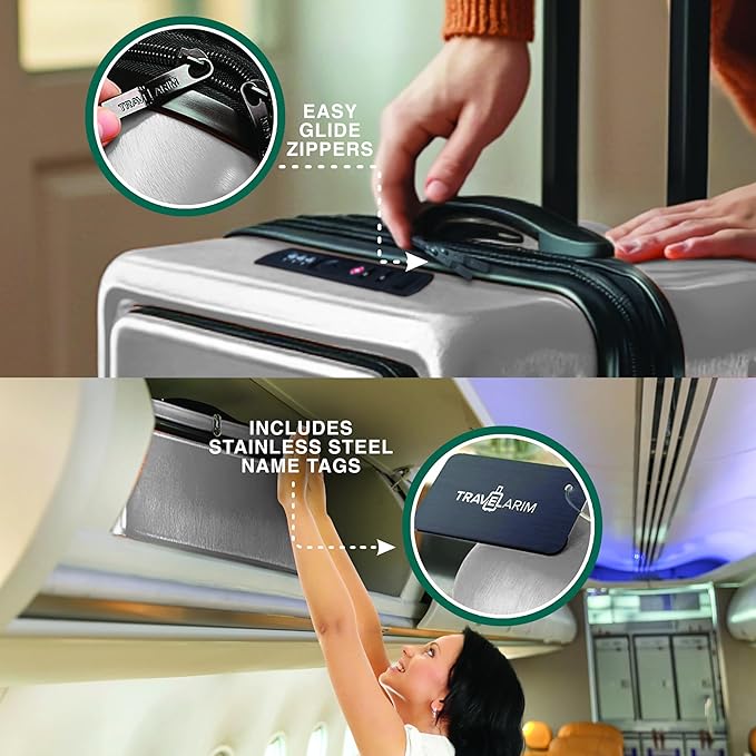 Luggage Sets 3 Piece, 22 Inch Carry on Luggage and 24 Inch Suitcases - Image 9