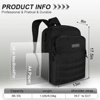 Wrangler Tradesman Backpack, Water Resistant Casual Daypack - Image 2