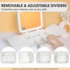 Lighted Makeup Case with Mirror - Image 6