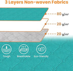 Fab totes 24 Gallons Clothes Storage, Foldable Thick Fabric Blanket Storage Bags - Image 6