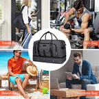 WITZMAN Weekender Bags for Men Women Carry On Duffle Overnight Bag - Image 9