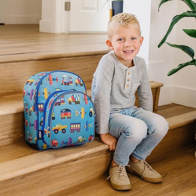 Wildkin 12-inch Kids Backpack – Padded, Adjustable, and Trucks - Image 6