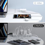 USB C Fast Charger, 150W 6 Port Desktop PD GaN Fast Charger Charging Station - Image 6