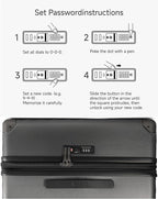 LUGGEX Luggage with Spinner Wheels, Polycarbonate Expandable Hard Shell Suitcase - Image 7