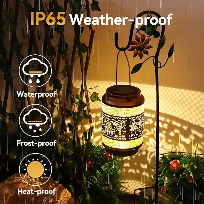 Hummingbird Solar Lanterns Outdoor Waterproof - Image 4
