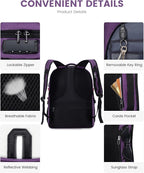 LOVEVOOK Travel Laptop Backpack Waterproof Anti Theft Backpack - Image 6