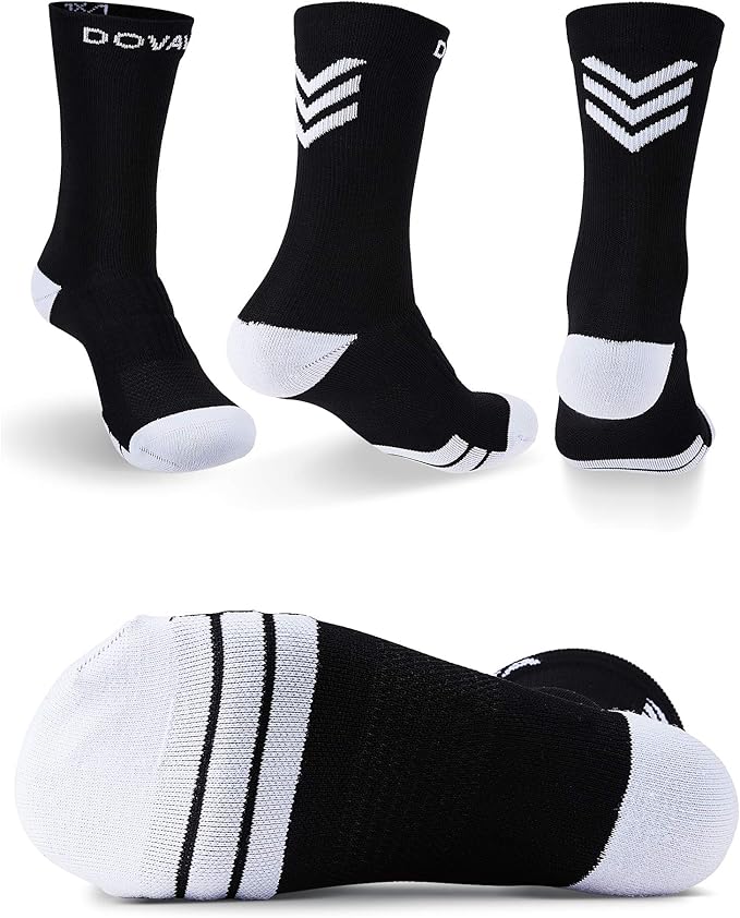 DOVAVA Dri-tech Compression Crew Socks, Comfort Boost Circulation - Image 2