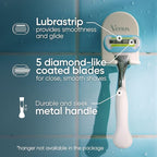 Gillette Venus Platinum Extra Smooth Metal Handle Women's Razor Handle + 4 - Image 2