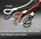 15 pcs 7.9 inch 3mm Thickness Stainless Steel Wire Cable - Image 4