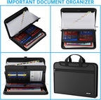 ENGPOW Accordion File Organizer, Fireproof Expanding File Folder - Image 4