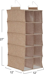 Household Essentials 10 Pocket Hanging Shoe Closet Organizer - Image 4