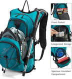 Hydration Backpack Pack with 2L Water Bladder 18L Hiking Backpack Women Men - Image 2