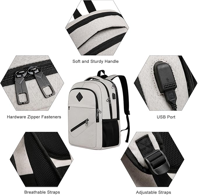 BIKROD Backpack for Girls Women, School Backpack for Teen Boys, Lightweight - Image 3