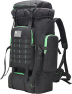 Hiking Backpack for Men 70L/100L Camping Backpack Military Rucksack Molle 3 by W+WINTMING