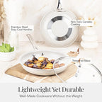 Granitestone 20 Pc Ceramic Cookware Set Nonstick, Complete Pots and Pans Set - Image 4