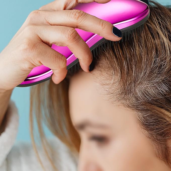 WYNK Hair Brush Detangler for Adults & Kids，Detangling Comb Hair Styling Tools & Appliances for Natural/Wavy/Curly/Coily/Wet/Dry/Oil/Thick/Straight/Long Hair(2Pack Blue Drops & Gradient Shell)
