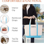 CB STATION Medium Classic Canvas Tote Bag - Image 3