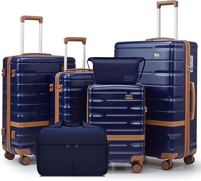 Luggage Sets Lightweight Hard Shell Suitcases by Unknown
