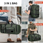 WITZMAN Travel Duffel Bags for Men Large Carry On Weekender Overnight Bag 3 in - Image 2