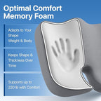 Seat Cushion, Extra Large Memory Foam Cushion - Image 2