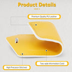 8 Pack Leather Luggage Travel Bag Tags by Travelambo - Image 4