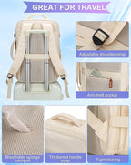 42L Travel Laptop Backpack, Expandable Carry-on Luggage, Anti-Theft Business - Image 6