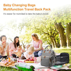 Diaper Bag, Backpack with Changing Station, Waterproof Baby Bag - Image 6