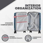 Spyder Matrix 20 Inch Carry On Expandable Hardside Upright Suitcase - Image 5