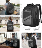 MATEIN 17 Inch Backpack for Men, Professional Work Office Laptop Backpack - Image 5