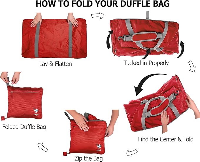 Bago Big XXL Foldable Duffel Bags - Image 9