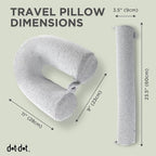 Dot&Dot Twist Memory Foam Kids Travel Pillow - Image 5
