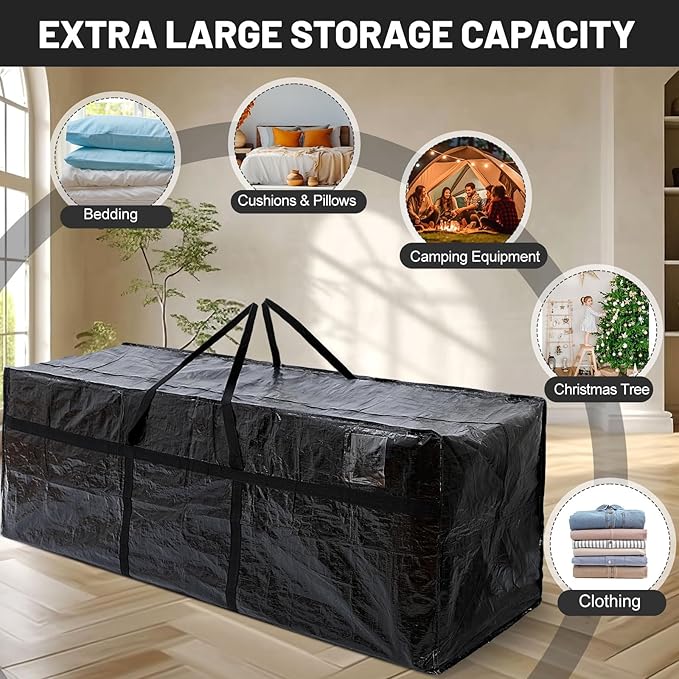 4 Pcs 176 Gallon Large Moving Bags - Image 4