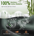 LC-dolida Bamboo Cotton Bluetooth Sleep Mask, 2 in 1 3D Soft Sleep Mask - Image 2