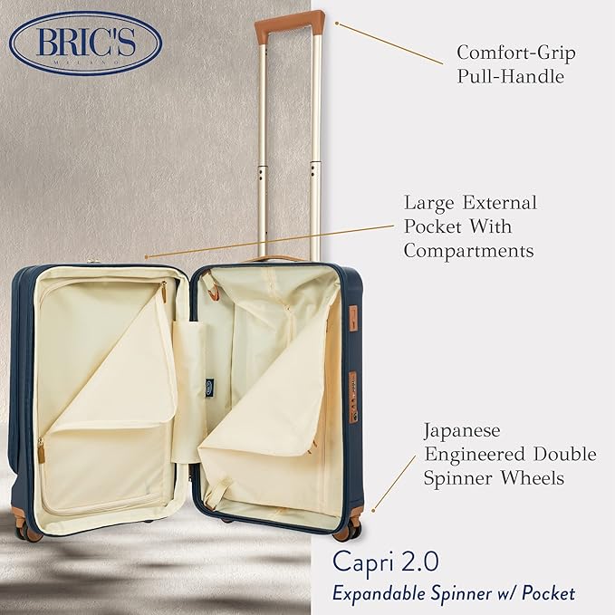 Bric's Capri 2.0 21" Spinner w/Pocket Expandable - Image 3