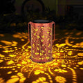 Homemory Bee Solar Lanterns Lights Outdoor Waterproof, Hollowed-Out Metal Decor by Homemory