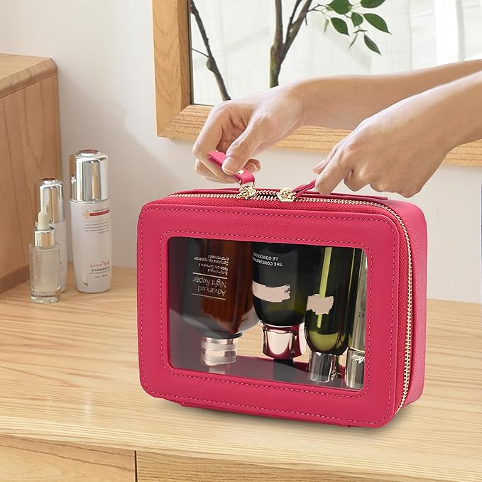 Aveniee Clear Makeup Bag Organizer, Travel Toiletry Bag - Image 5