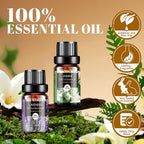 Natural Essential Oils Gift Set, 20 x 10ML Essential Oil for Diffuser, Humidifiers, Skin Care, Massage, Fragrance Oil for Candle & Soap Making, Lavender, Eucalyptus, Tea Tree More Aromatherapy Oil