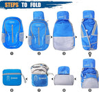 ZOMAKE Ultra Lightweight Packable Backpack 25L, Foldable Hiking Backpacks Water - Image 6